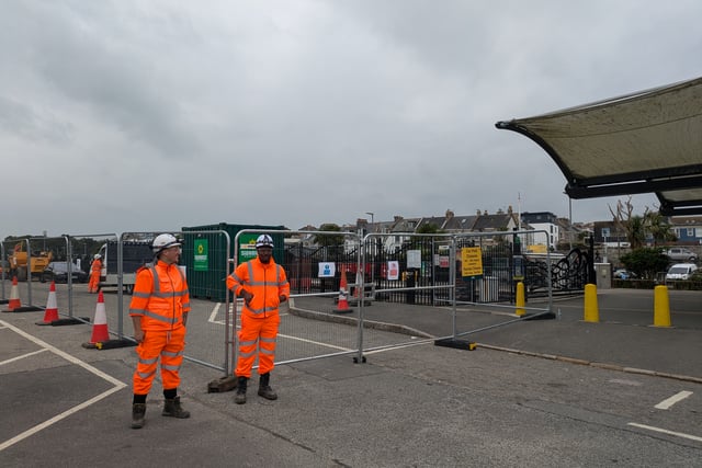 Major work to restore second platform at train station underway