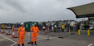 Major work to restore second platform at train station underway