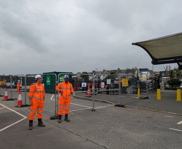 Major work to restore second platform at train station underway