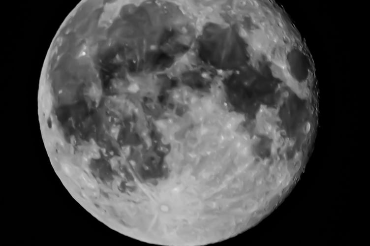 Steve Williams captured this image of the blue Moon last week. He is a member of the Cambrian News Picture This group on Facebook.