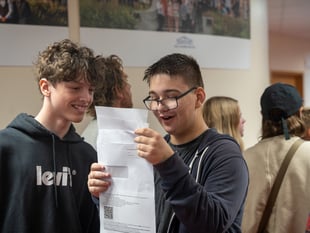 Smiles and tears of joy as Tretherras students learn their GCSE grades