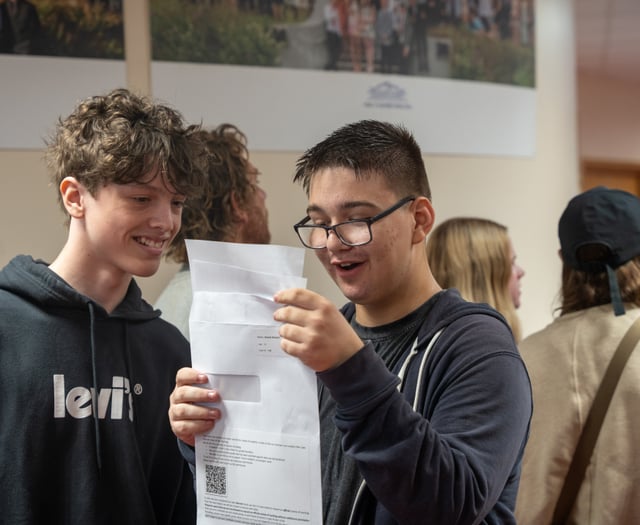 Smiles and tears of joy as Tretherras students learn their GCSE grades