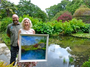 Cornish artist celebrates Cotehele gardeners