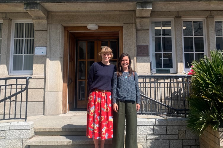 Youth Engagement Project officers Laura Peach and Rosana Cox