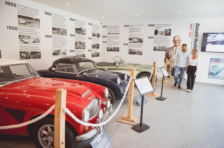 Car Collection at Healeys Cornish Cyder Farm