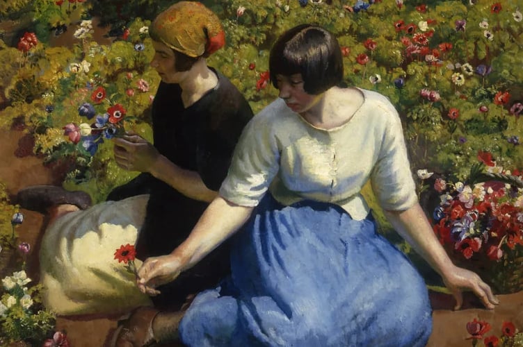 Anemones, 1926. Oil on canvas. Private Collection