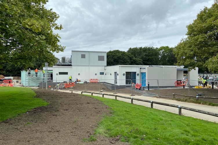 Work will soon be complete on the elective surgery hub. Picture: Andrew Townsend