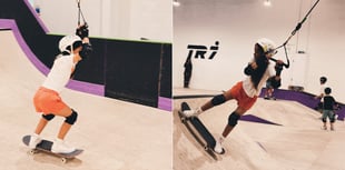 Skateboarders can learn new tricks without taking a tumble