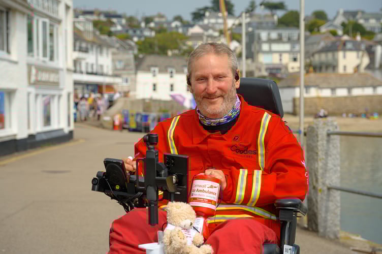 Steven Webb in St Mawes for The Cornwall 500
