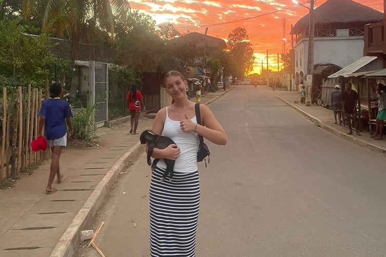 Bryony Burns in Madagascar