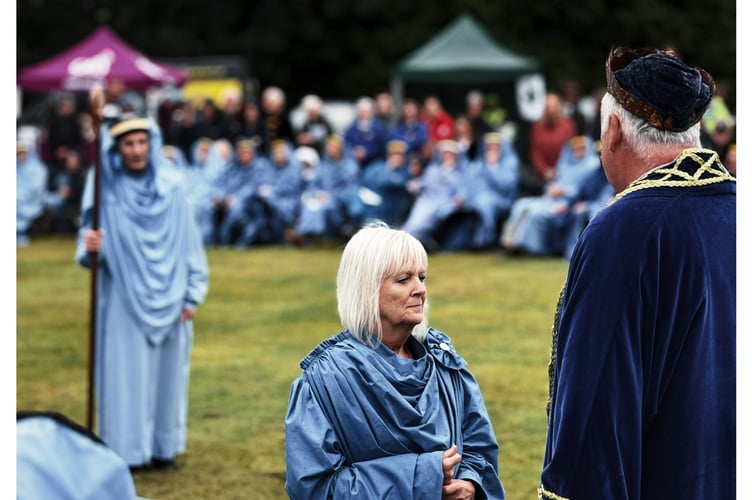 Barbara Tremewan at Gorsedh Kernow