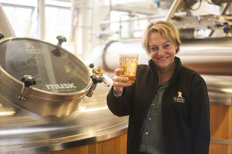  St Austell head brewer Georgina Young                              