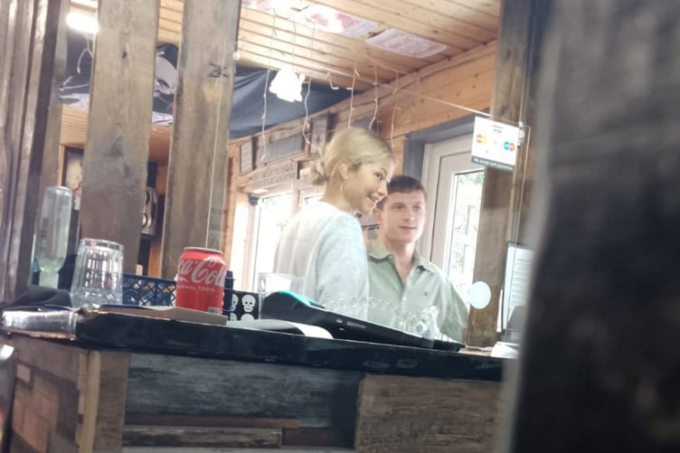 Zendaya and Tom Holland in Ramshackle Rosie in Par. Hollywood A-listers Tom Holland and Zendaya stunned diners after visiting a seaside rock n roll themed café for breakfast. The couple ordered a fry-up and pancakes during their visit to Ramshackle Rosie in the quaint village of Par, Cornwall, on Tuesday (September 10). And though their meal came to £15, Holland - who is known for his leading role in the Spider-man film franchise - paid with a £20 note and told staff to keep the change. Helen Woodward, who has owned the café for two and half years and served the pair, had no idea who they were until after they had left.