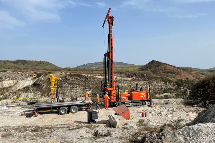 Lithium is being extracted at Trelavour. Picture: Art School Media