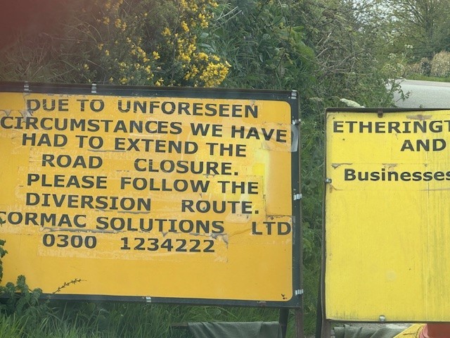 The road at Wheal Rose, Scorrier, has been closed since the end of March