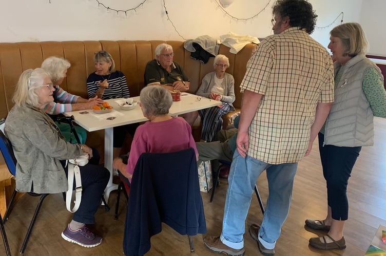 Oddfellows members attending the September ‘Friendship Month’ gathering