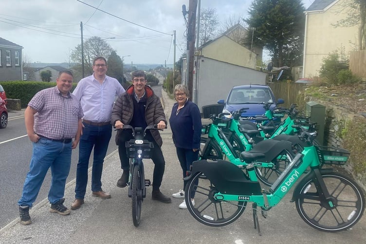 Cornwall councillors were out in force to promote the scheme in St Austell last year.