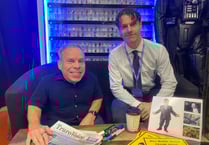 Warwick wows Truro fans and raises thousands for charity