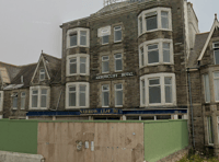 Arson suspected following blaze at derelict hotel