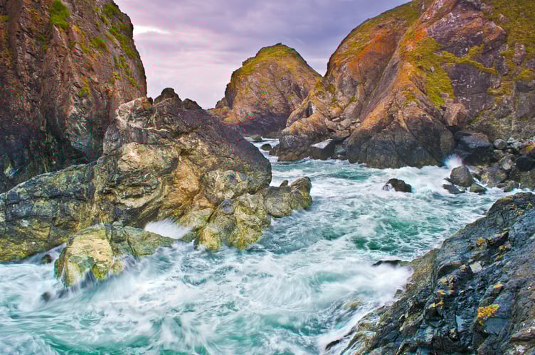The Cornish coast