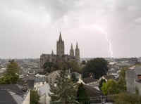 Thunder and lightning in Truro