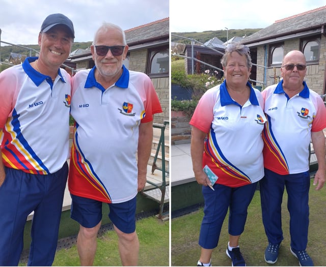 Busy time at Looe Bowling Club including Finals Day