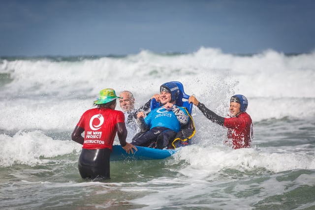 Surf therapy charity given boost following £200,000 pledge