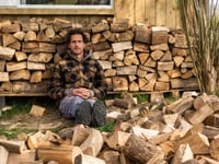 Man spends £10k turning static caravan into log cabin in four months