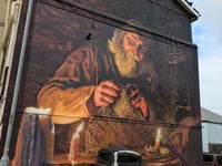 New colourful mural created to help attract visitors
