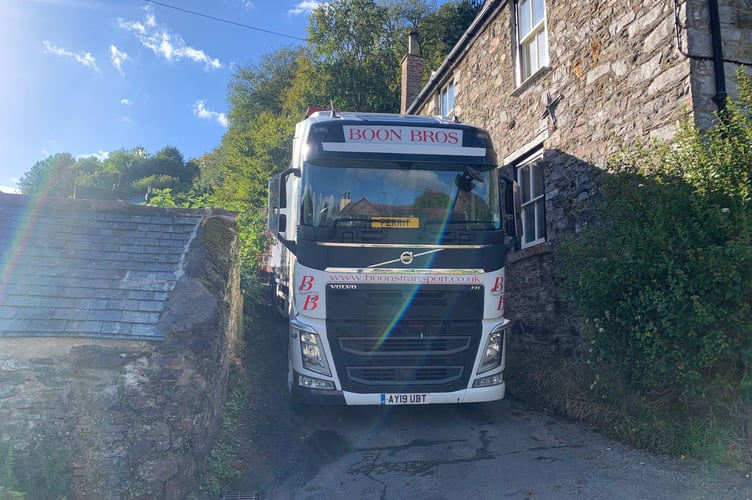 The Boon Transport truck is currently being unloaded of its failed delivery of seed ahead of the craning out planned for Wednesday (October 2). 