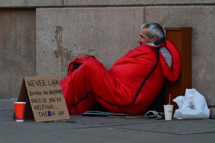 A homeless person is costing a council £3,500 a week to house, it has been claimed