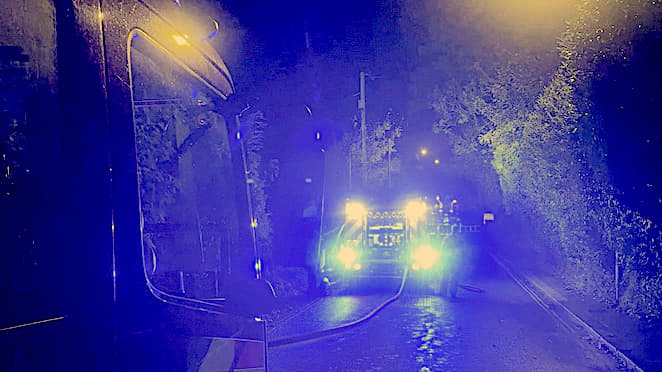Five fire crews tackle overnight blaze in derelict building ...