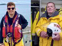 Two volunteers pass out as fully qualified lifeboatmen