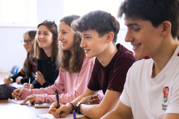 Camborne Sixth Form students