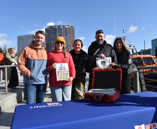 Dad rescued by RNLI places family photos in 200th anniversary capsule 