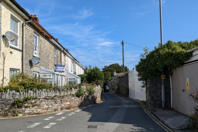 VARLEY Lane has no footpath, and with two-way traffic, the street is dangerous for pedestrians