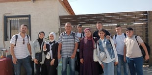 Young Palestinians visit Cornwall