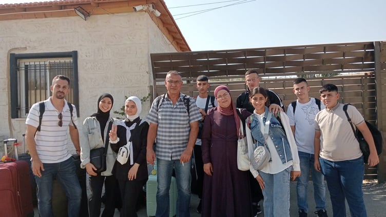 The youth delegation and their adult chaperones