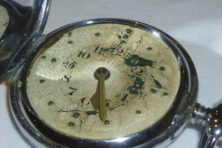 The braille pocket watch that belonged to blind and deaf poet Jack Clemo