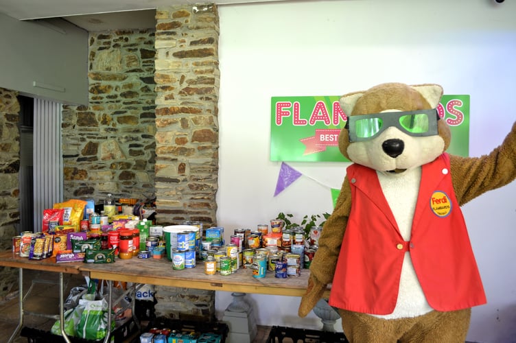 Flambards Theme Park's Foodbank Weekend