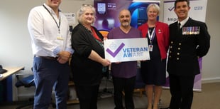Cornwall Hospice Care celebrates Veteran Aware status