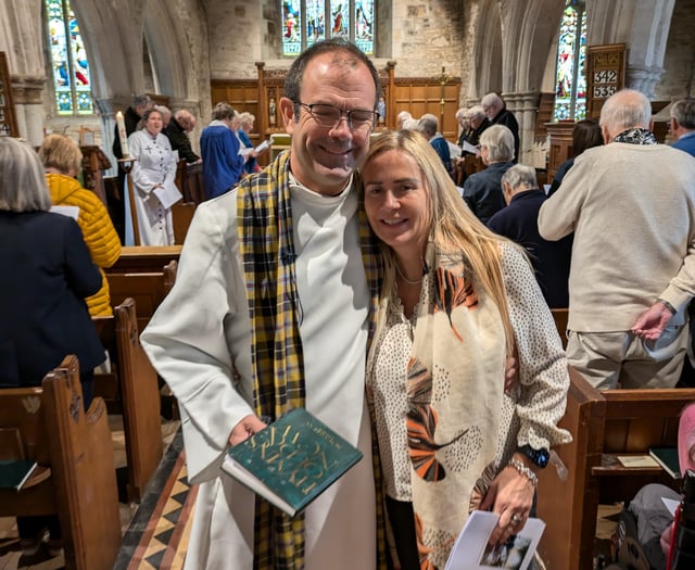 Vicar given rousing send off at his final service