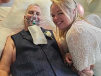 Couple marry in hospital just 48 hours before husband's death