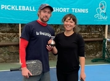 WINNERS Matt Trevorrow and Aimee Hall 