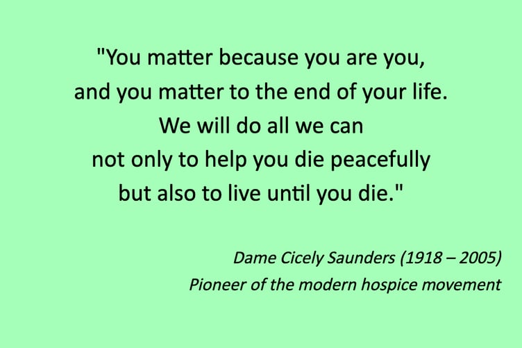 Dame Cicely was a committed Christian.