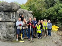 Neglected play park given a spruce up