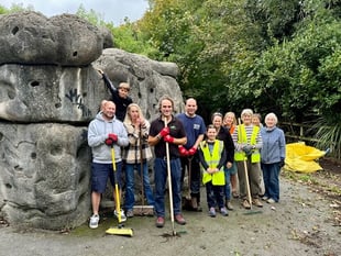 Neglected play park given a spruce up