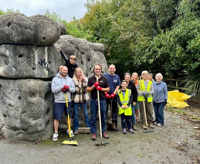 Neglected play park given a spruce up
