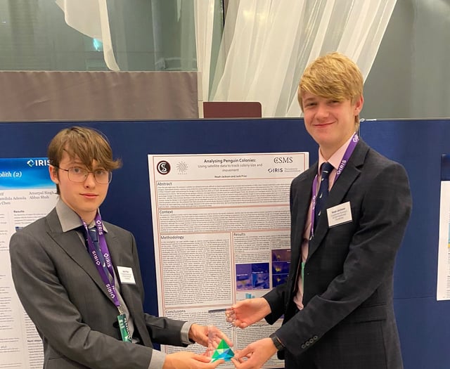 Students make a splash at national science awards