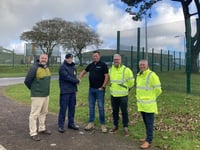 Contractors complete project to replace security fence at Culdrose